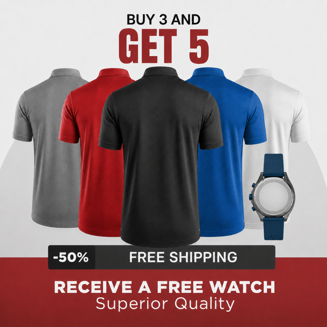 [BUY 3 AND GET 5] POLO SHIRTS